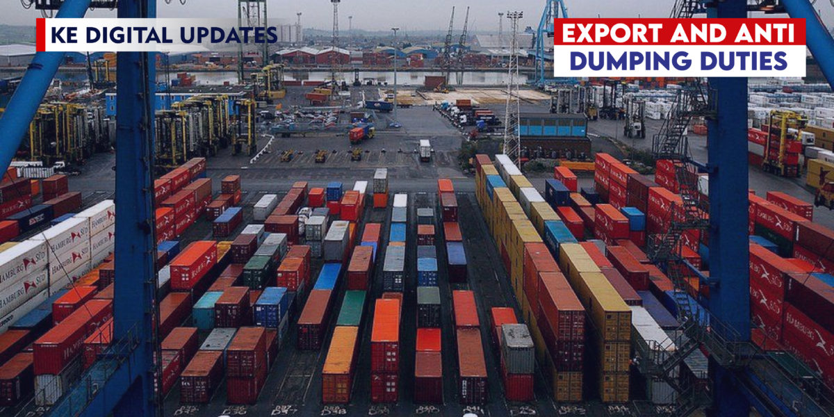 export and anti-dumping duties