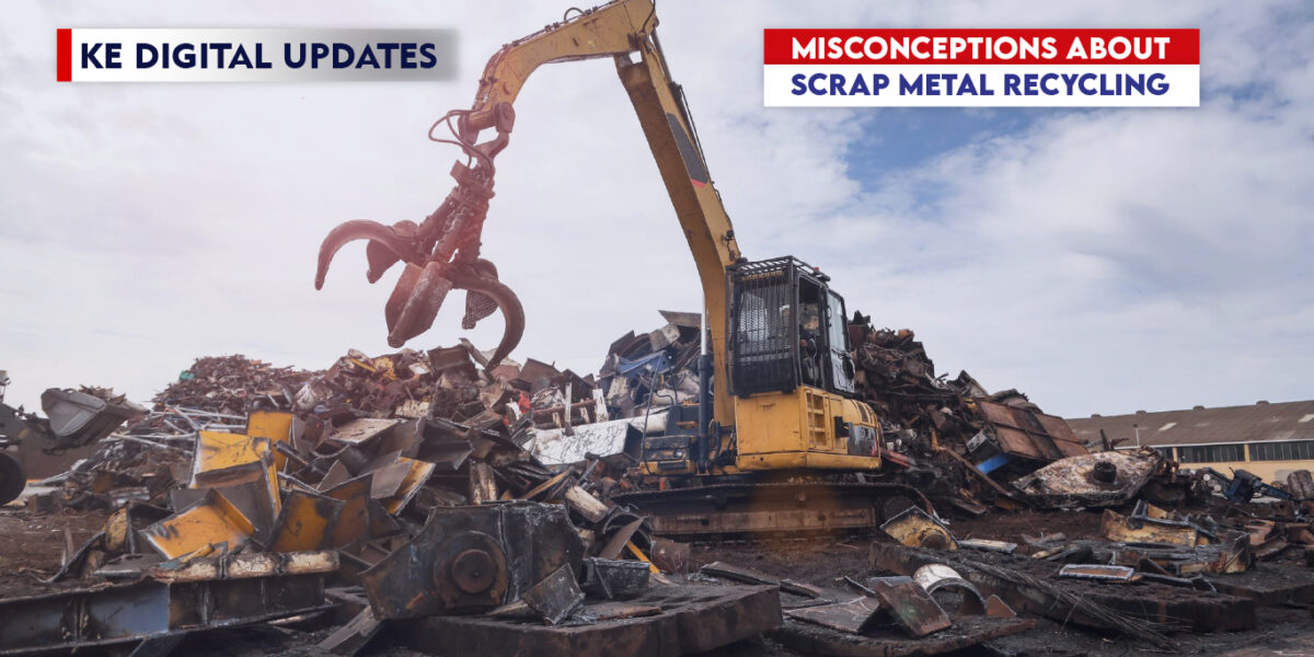 False beliefs about recycling scrap metal.