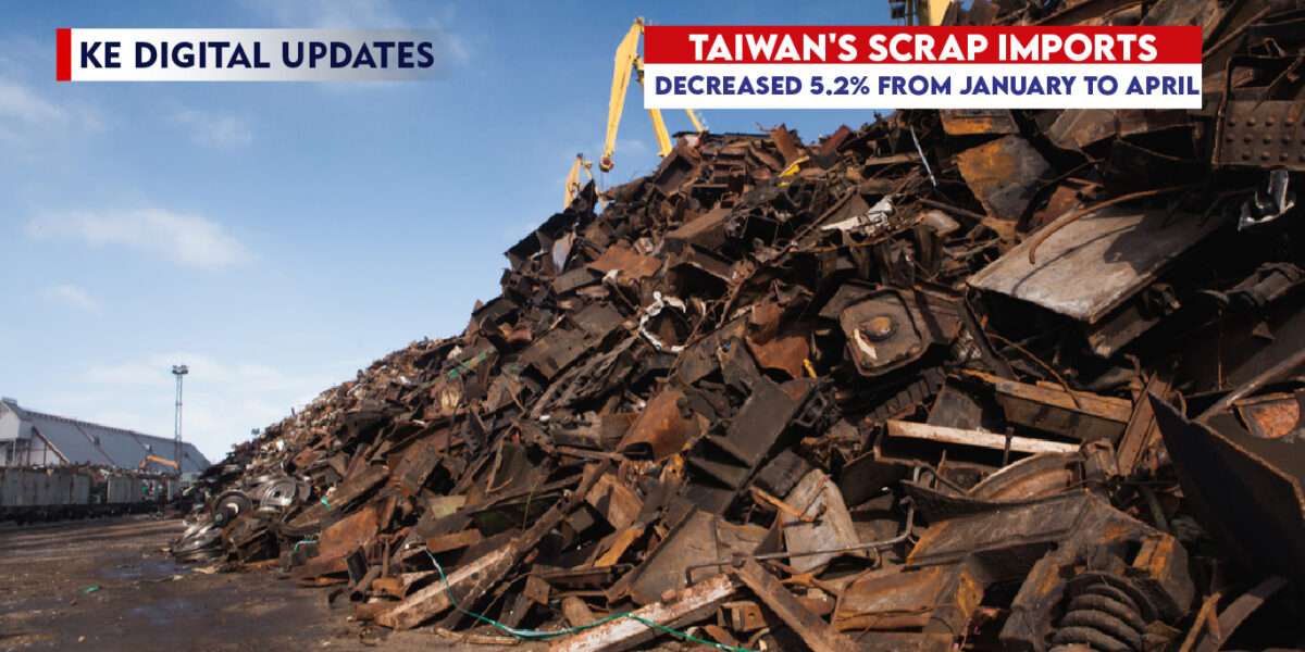 Taiwan Scrap Import Down In January To April 100