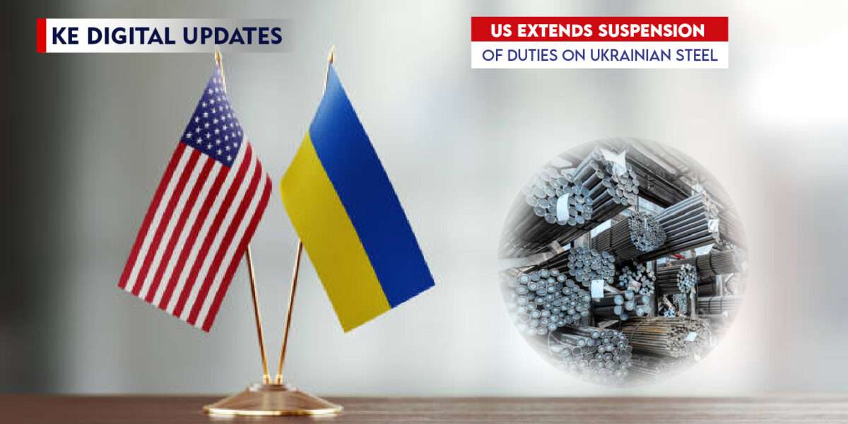 Us Extends Suspension Of Duties On Ukrrainian Steel 100