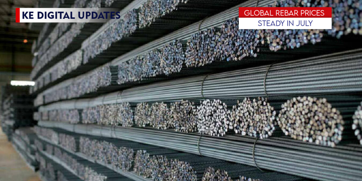 Rebar Prices Steady in July