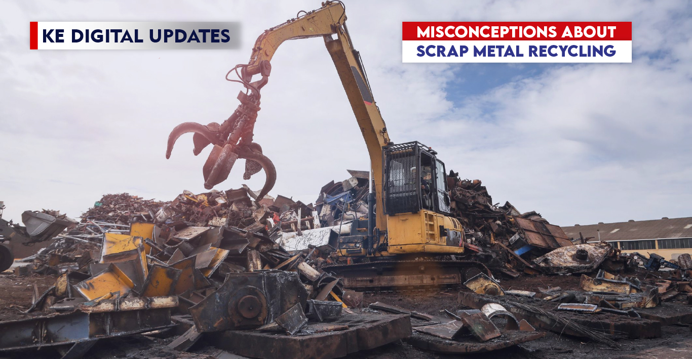 False beliefs about recycling scrap metal.