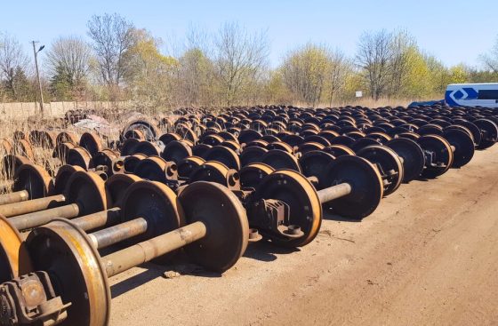 Railway Wheels + Axle